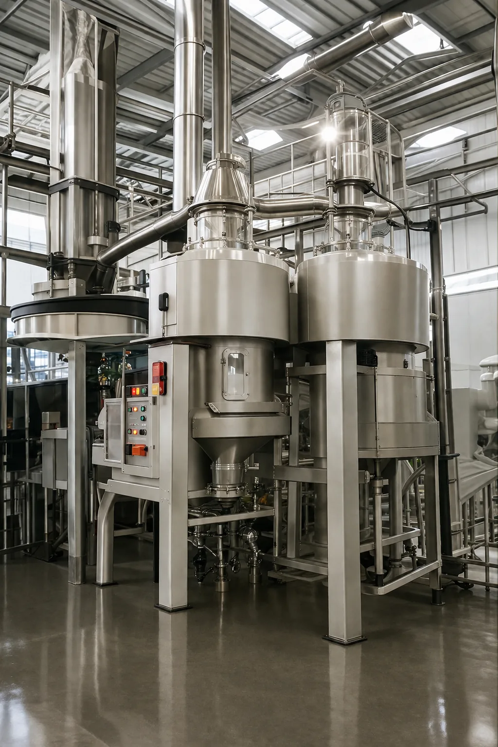 Modern warehouse and processing environment for export preparation